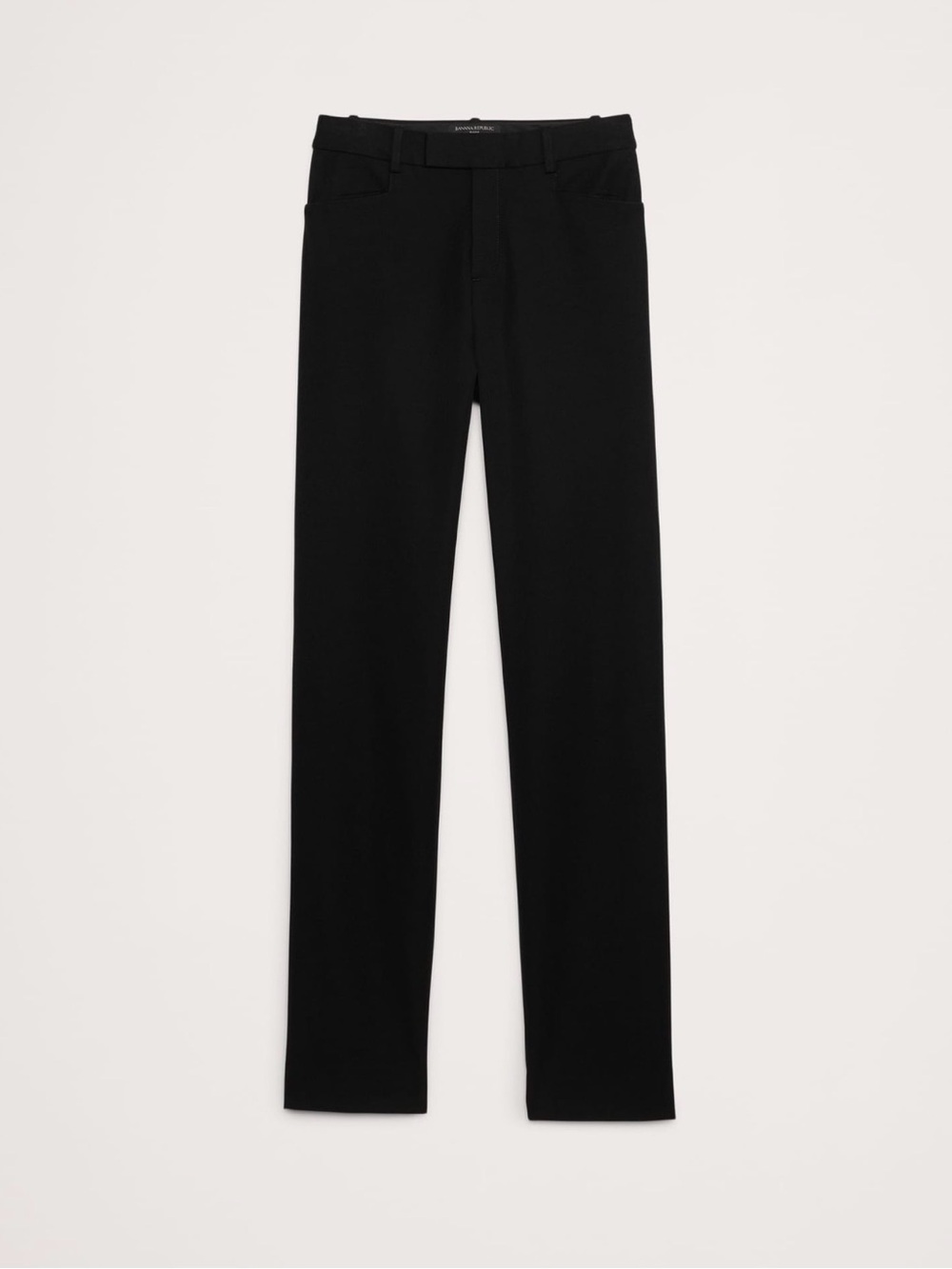 Banana Republic Mid Rise Straight Sloan Pant. Black.  New w tags